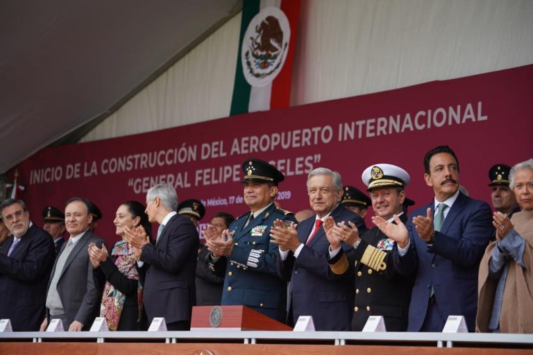 AMLO da inicio a la construcción del Aeropuerto ‘General Felipe Ángeles’ en Santa Lucía