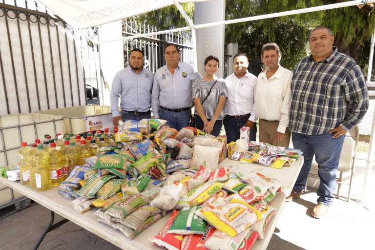 Se suma Universidad Autónoma de Coahuila a colecta del Banco de Alimentos