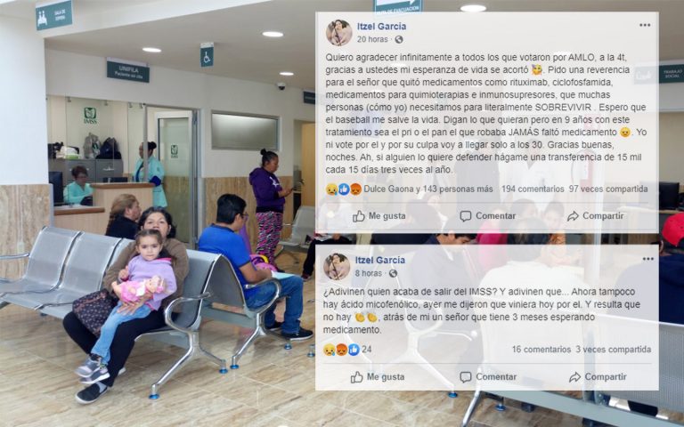 Señor presidente, está en juego nuestra vida. Suplica saltillense a AMLO surtir medicamentos a hospitales