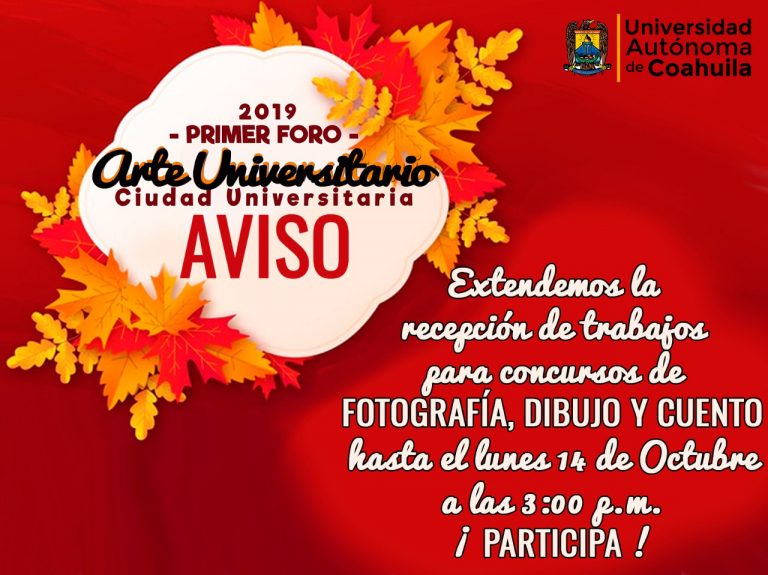 UA de C invita al Primer Foro de Arte Universitario