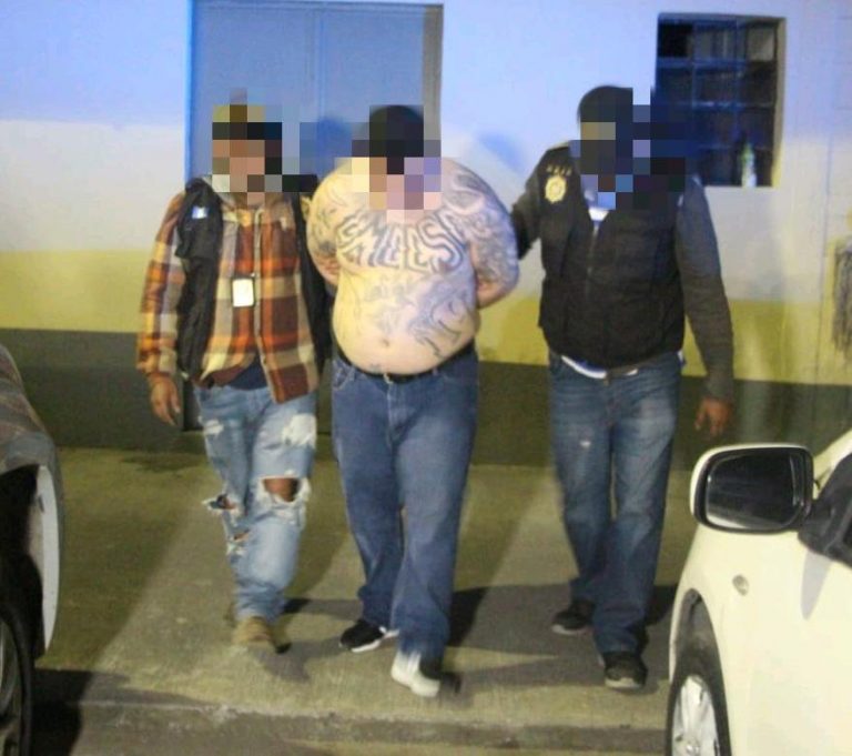 Recapturan en Guatemala a líder de la Mara Salvatrucha