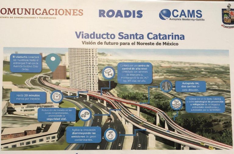 Ampliarán la Saltillo-Monterrey; construirán viaducto sobre el Río Santa Catarina