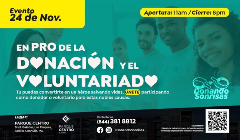 Promueven con evento la cultura de la donación y el voluntariado