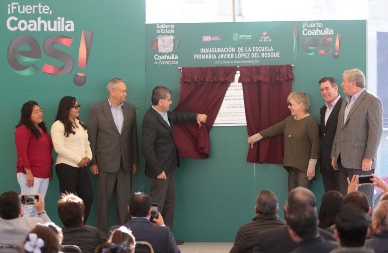 Inaugura MARS Escuela Primaria ’Javier López del Bosque’ en Saltillo