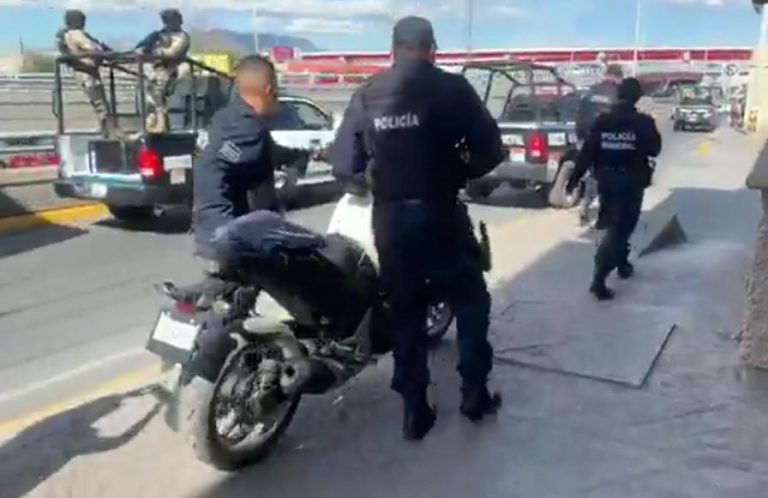 Policías municipales frustran asalto a Banorte en Saltillo