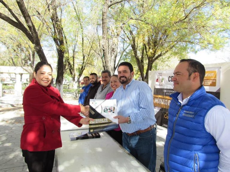 En Coahuila se siguen instalando módulos de escrituración