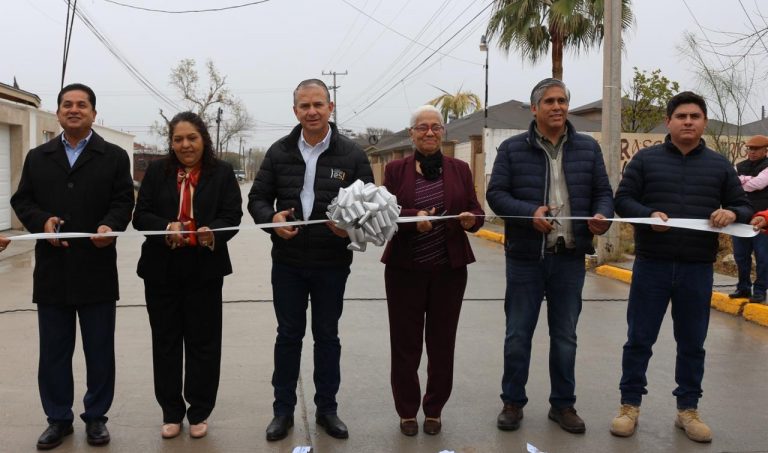 Entregan obra de pavimentación con ‘Vamos a Michas’ en Acuña