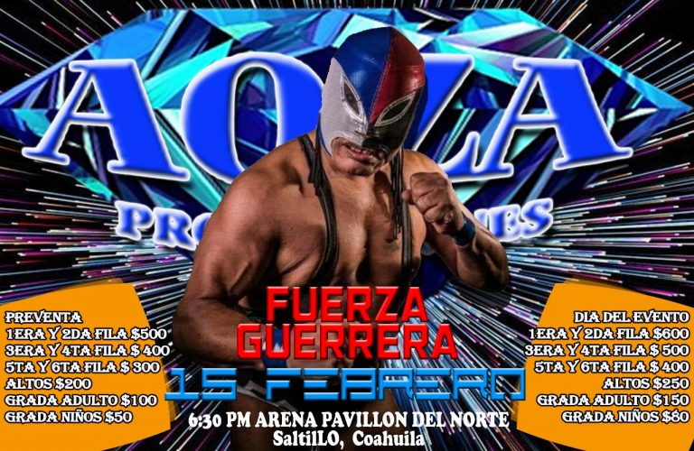 Ultimo Dragón, Pirata Morgan, Fuerza Guerrera y Máscara Sagrada llegarán a Saltillo en función de lucha libre