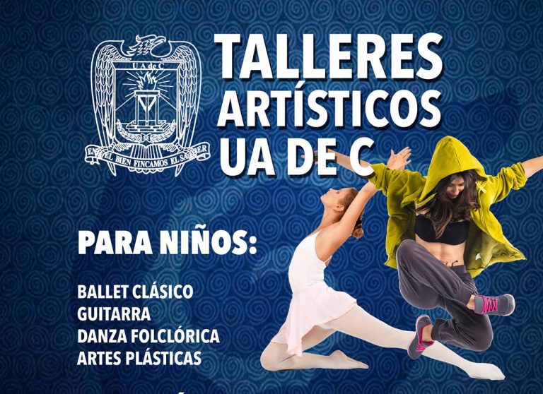 Por iniciar inscripciones a Talleres Artísticos de la UA de C, convocan a participar