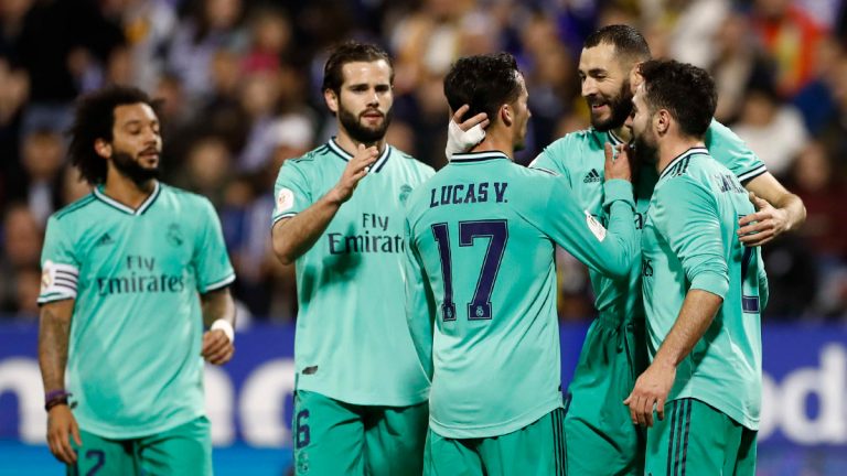 Real Madrid golea y sigue adelante en la Copa del Rey