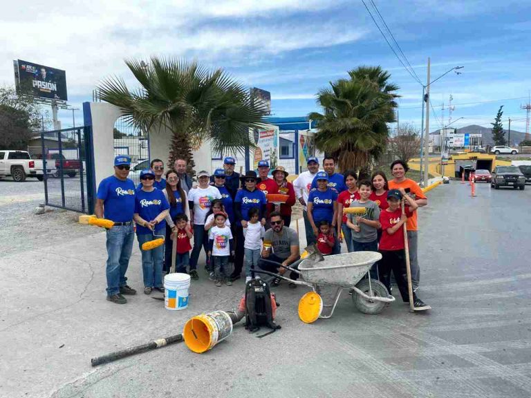 Club Rotario de Ramos Arizpe se unió a la campaña «Rotary Pinta»