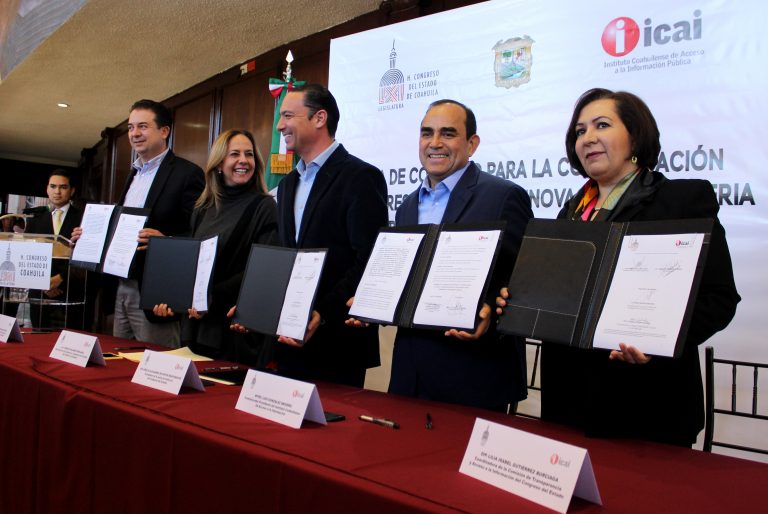 Firman ICAI y Congreso convenio para la consolidación de mejores prácticas de transparencia