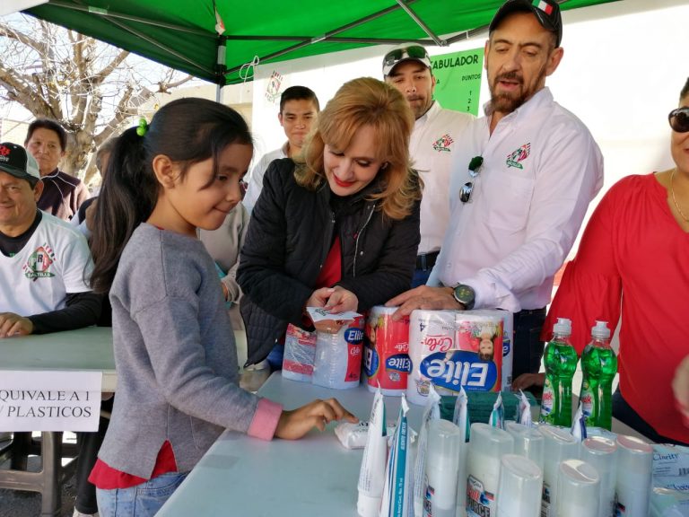 Contribuye PRI Saltillo con campaña de reciclaje a mejorar el ambiente