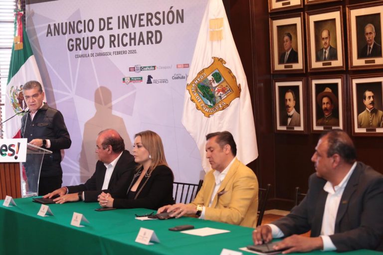 Anuncia MARS llegada de Grupo Richard a la Región Carbonífera de Coahuila