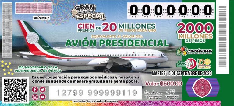 ¿Cómo será la rifa del Avión Presidencial?