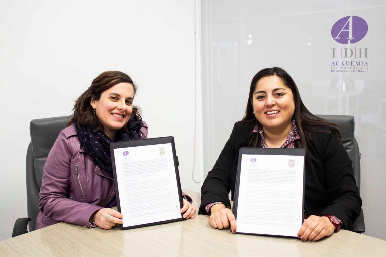 Firma Academia Interamericana de Derechos Humanos convenio de colaboración con la UABC