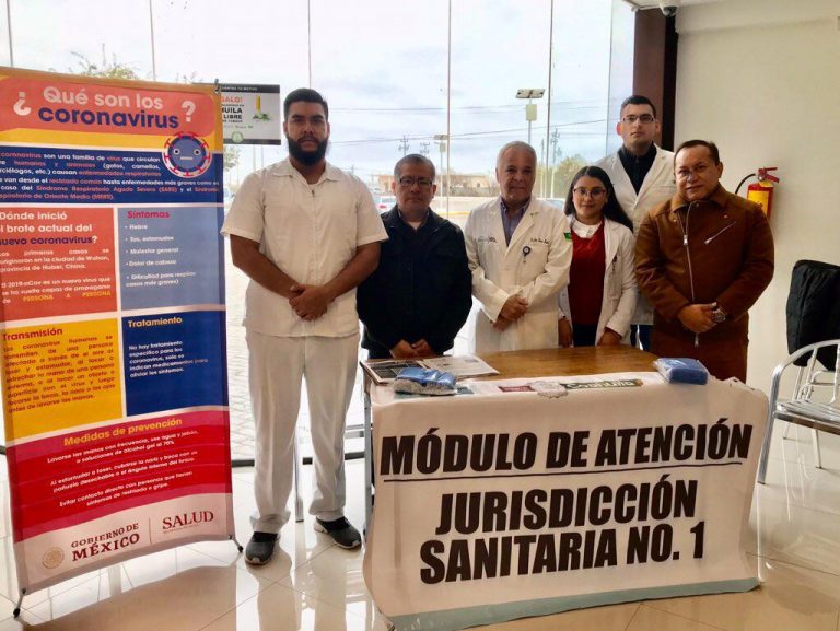 Instalan módulos en aeropuerto de Ramos para prevenir el coronavirus