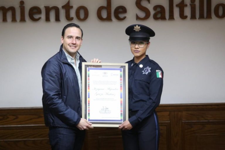 Policía de Saltillo destaca por acciones heroicas a favor de la ciudadanía