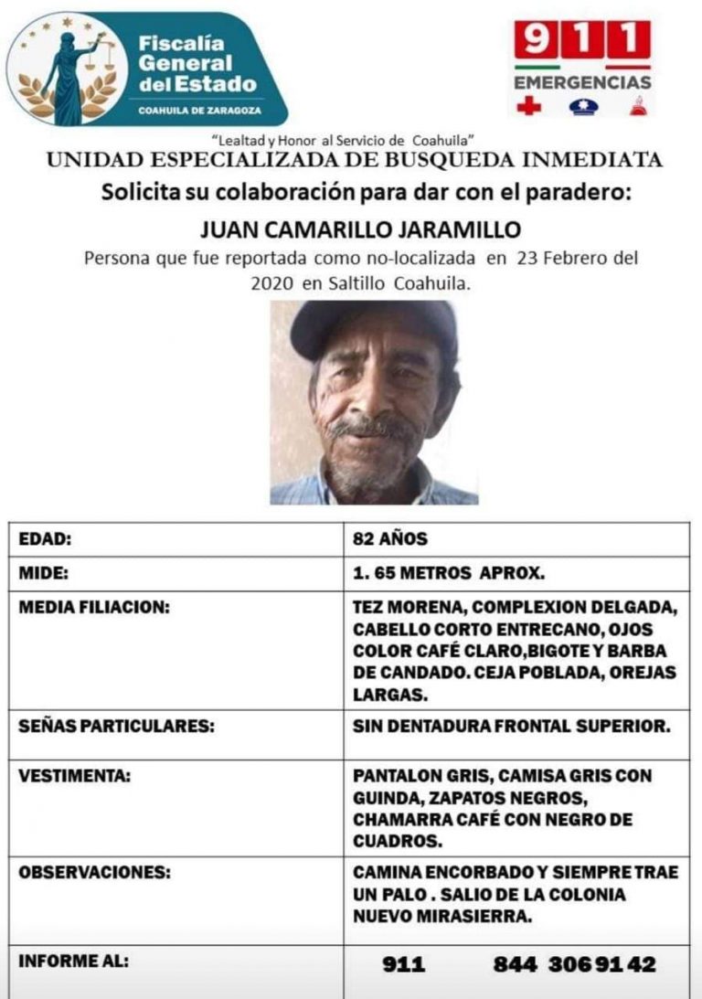 Persona encontrada sin vida en arroyo era don Juan Camarillo, tenía casi un mes desaparecido