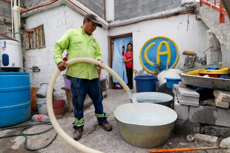 Apoya Municipio en desabasto de agua