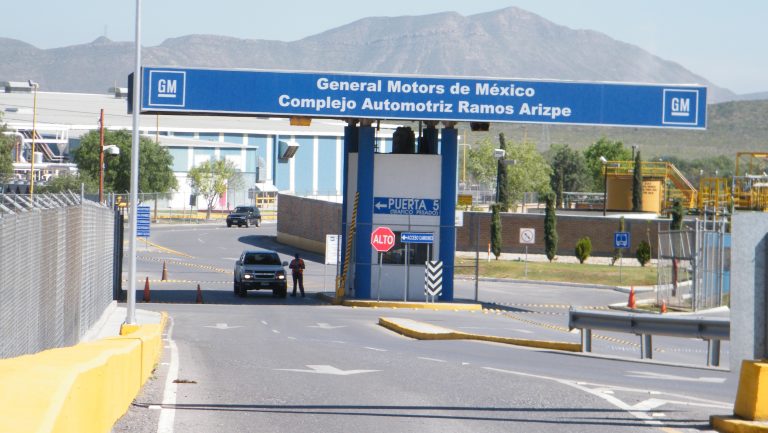 Plantas de GM en Ramos Arizpe suspenderán actividades a partir del 30 de marzo