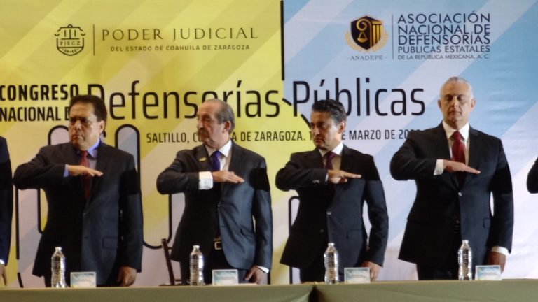 Inauguran 16 Congreso Nacional de Defensorías Públicas