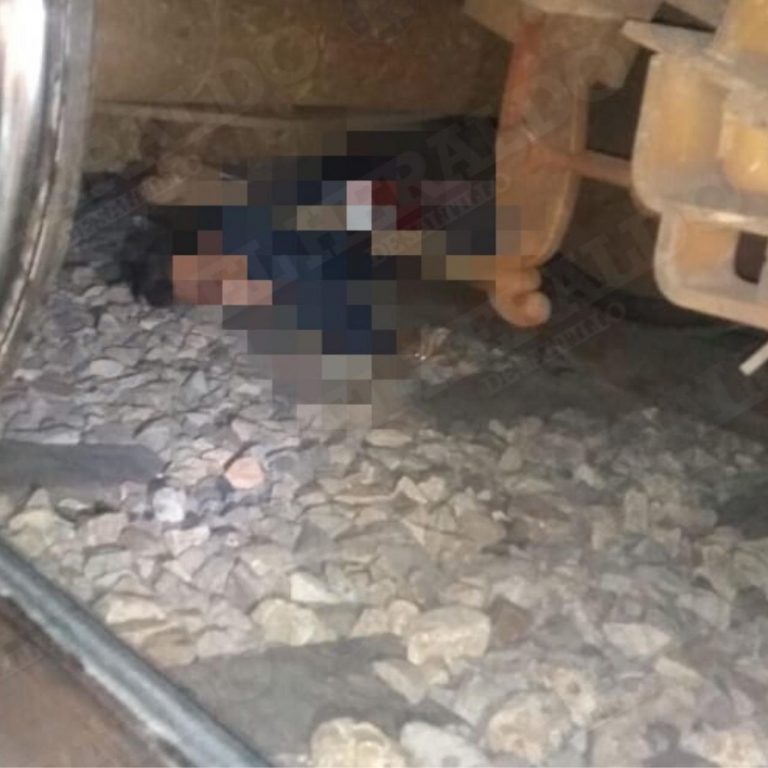 Muere hombre destrozado por el tren en la colonia El Tanquecito