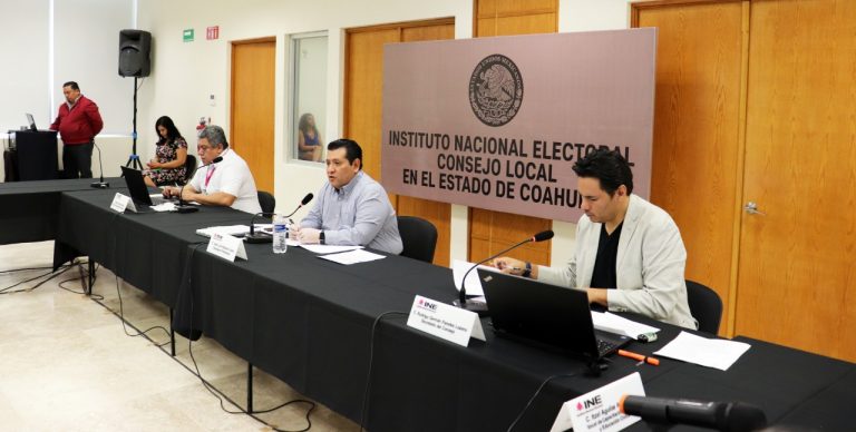 Piden representantes de partidos y consejeros ante el INE en Coahuila aplazamiento de elecciones locales