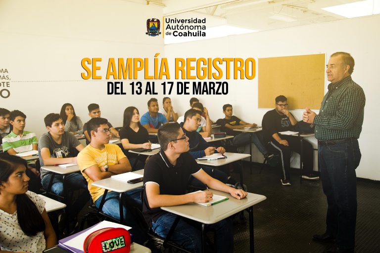 UA de C abre periodo de registro extemporáneo para fichas de Examen de Admisión