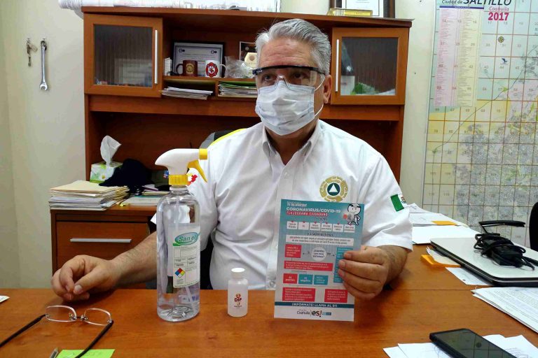 Implementa Protección Civil y Bomberos filtro de sanitización para sus elementos