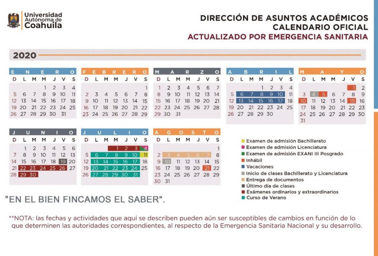 El 4 y 11 de julio serán exámenes de admisión a la UA de C