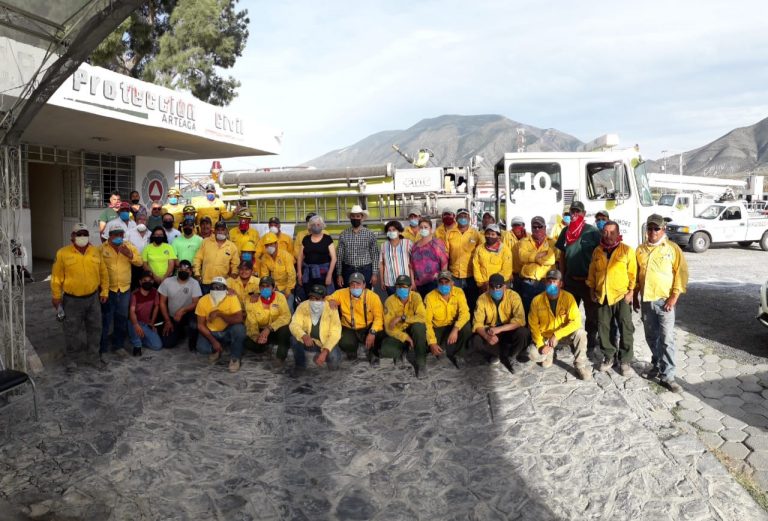 Brigadistas de Coahuila liquidan 2 incendios en la Sierra de Arteaga