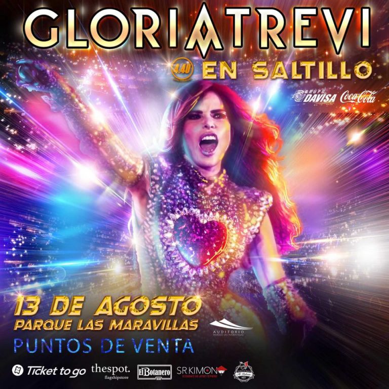 Cambian para agosto el concierto de Gloria Trevi en Saltillo 