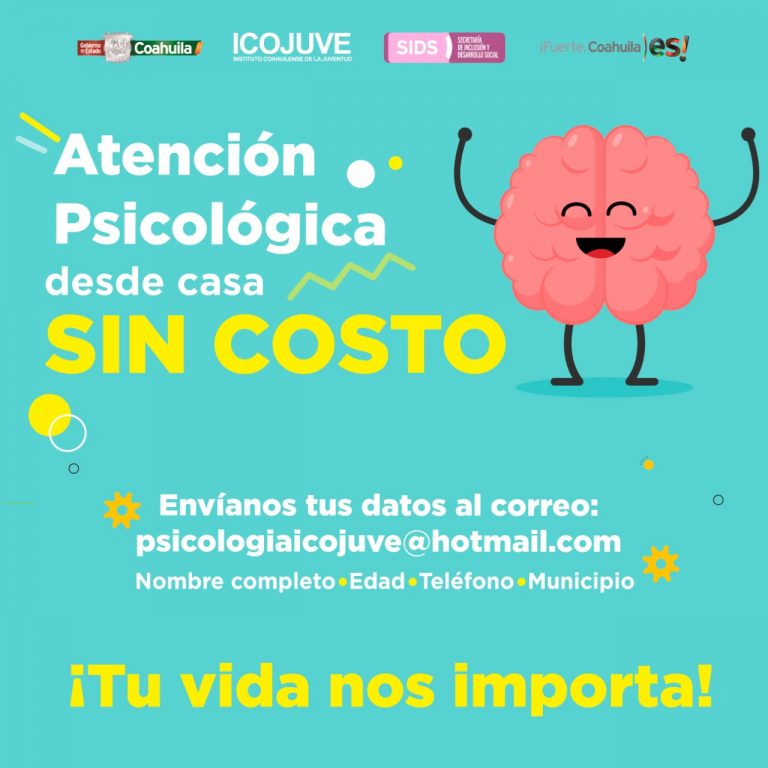 Coahuila da atención psicológica online gratuita a jóvenes