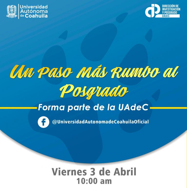 Invita UA de C a la Feria Institucional de Posgrado a través de Facebook