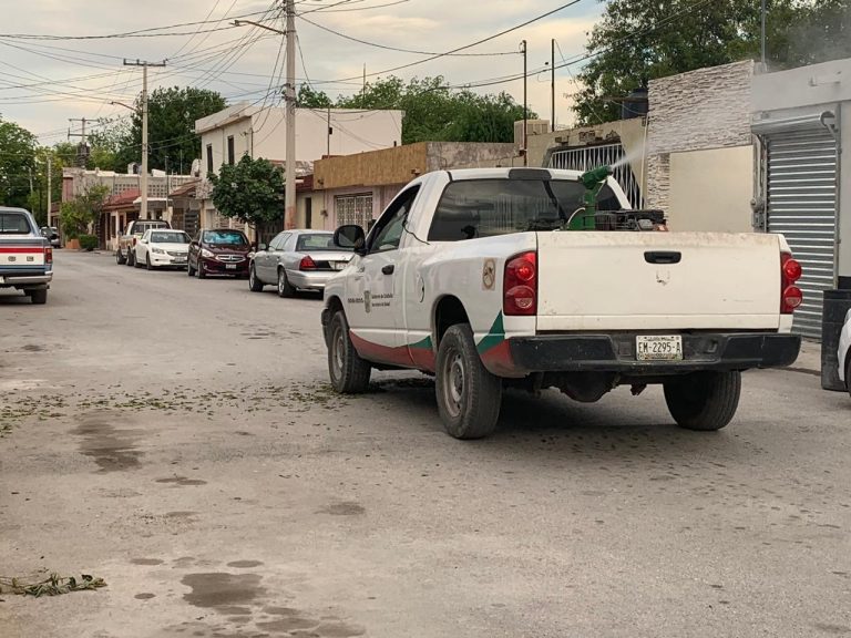 Sanitiza Salud Coahuila colonias de Monclova