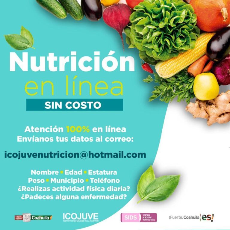 Coahuila realiza guía de alimentación para jóvenes en tiempos de contingencia