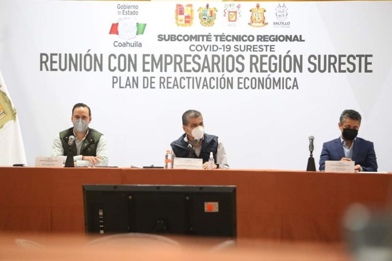 Anuncian primera etapa de reactivación económica en la región sureste de Coahuila