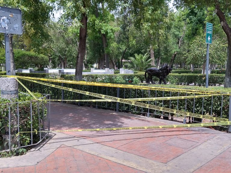 Avanzan trabajos de embellecimiento de la Alameda Zaragoza, aprovechando cierre por contingencia