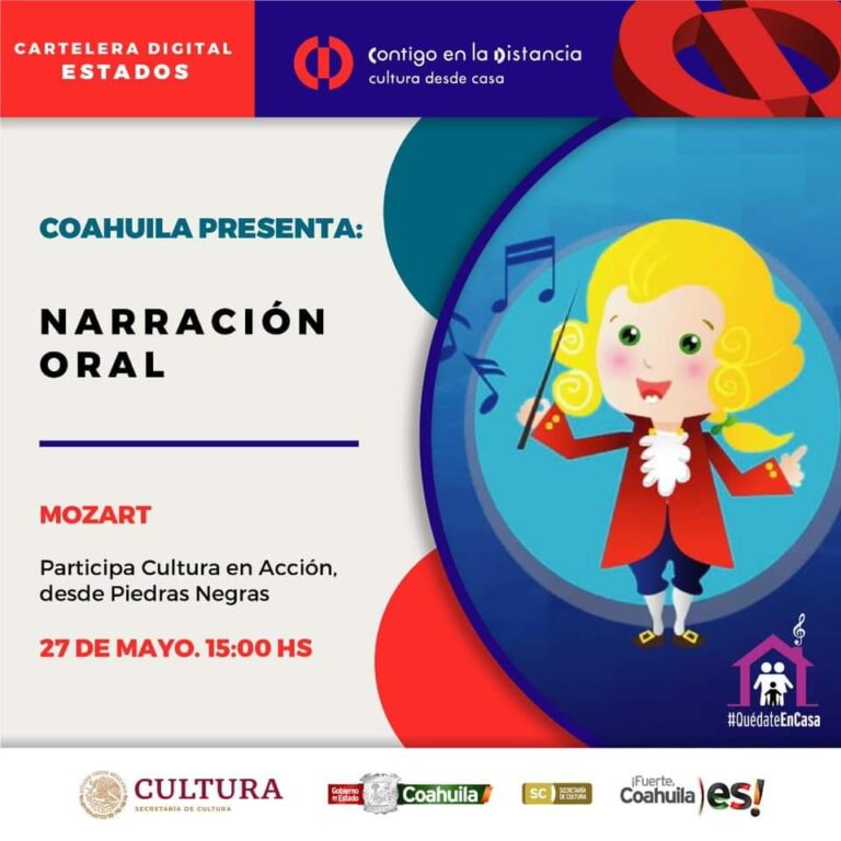 Cultura Coahuila mantiene programación dedicada a niñas, niños y jóvenes