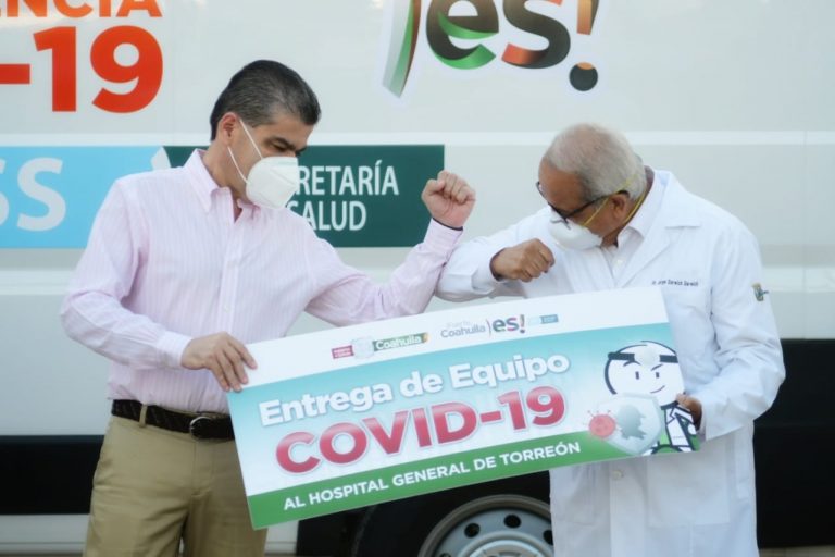 Entrega MARS equipamiento al Hospital General de Torreón para la atención de pacientes COVID-19