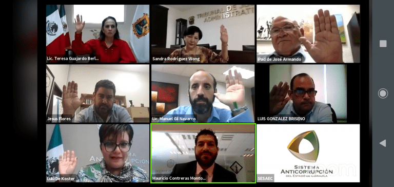 Por primera vez realiza sesión virtual Comité Coordinador del Sistema Anticorrupción de Coahuila