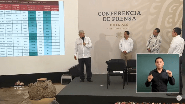 Cifra récord de muertos por COVID-19 es por ajuste en registros: AMLO