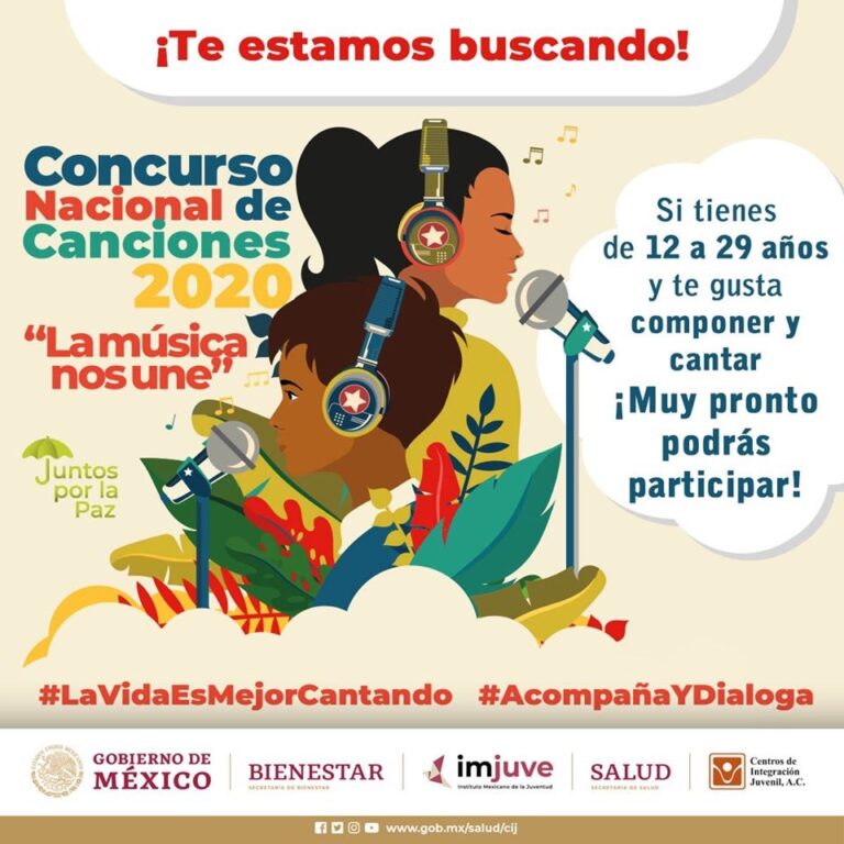 Invita CIJ a participar en Concurso Nacional de Canciones 2020