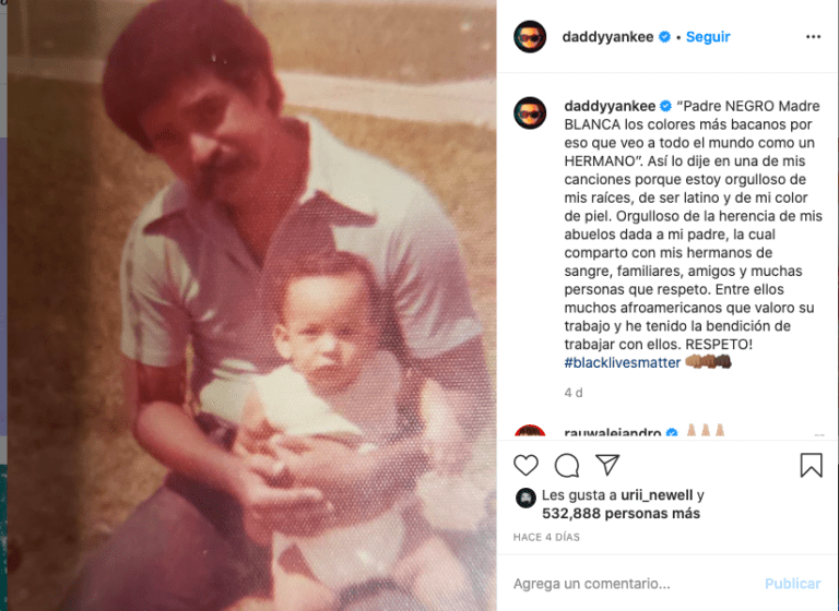 Daddy Yankee en Instagram: familia, amigos y música