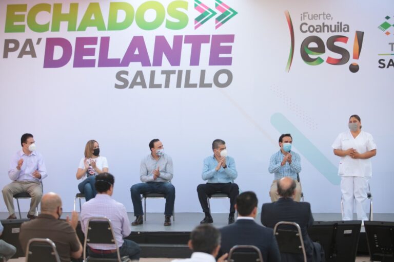 «Echados Pa’Delante Saltillo» reactivará economía y apoyo a más de 50 mil familias: MARS