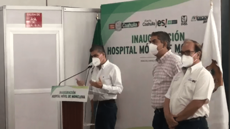 Proyecta Gobernador más hospitales móviles para Coahuila