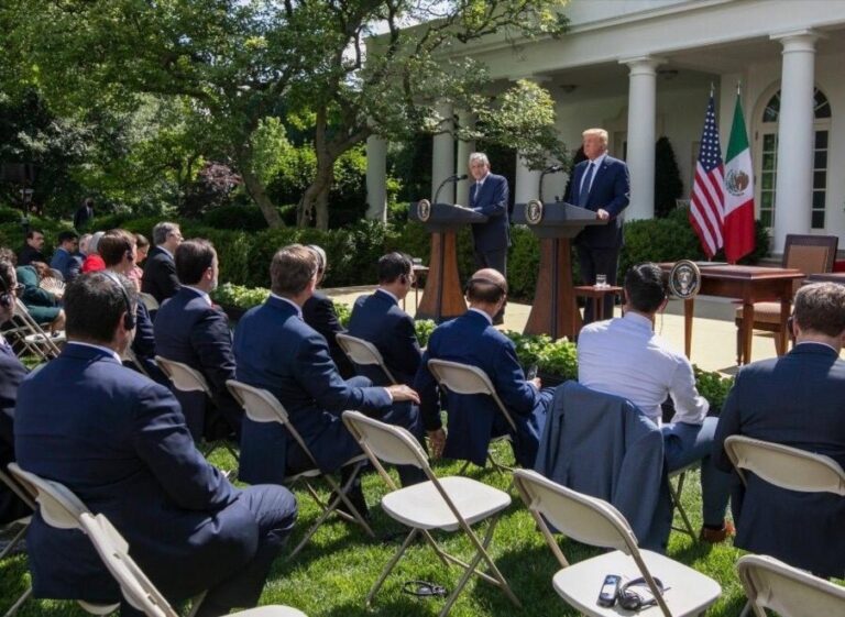 AMLO habló 45% más rápido ante Trump en la Casa Blanca