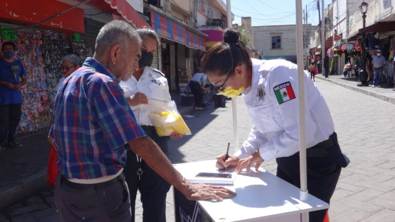 Registran filtros peatonales más de 100 amonestaciones por no usar cubrebocas