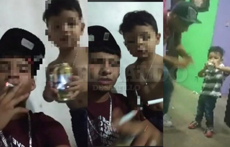 Rescata Pronnif a niño exhibido en Facebook y obligado a consumir alcohol y fumar